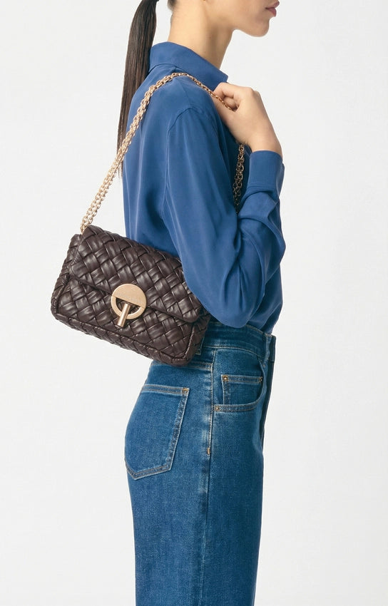 Medium Braided Moon bag