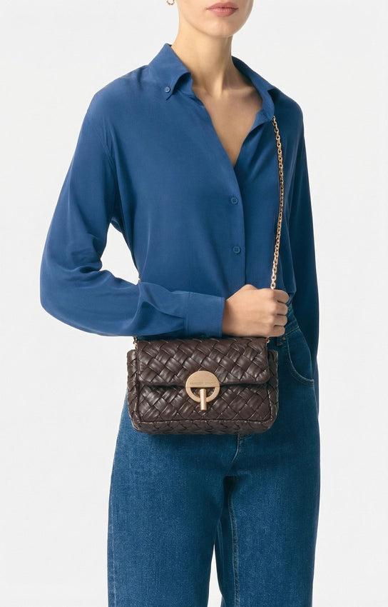 Medium Braided Moon bag