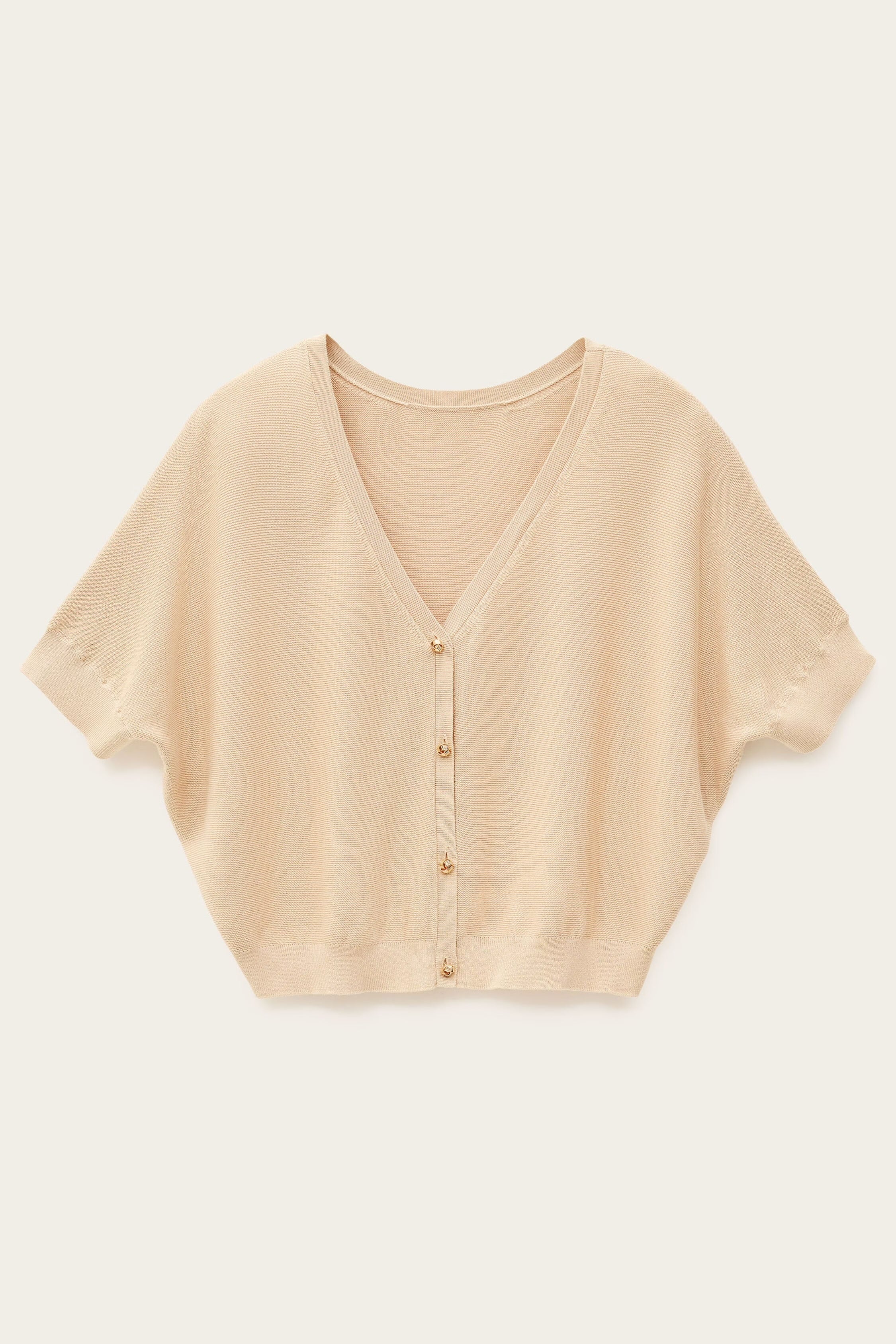 ba&sh Basem V-Neck Cardigan - Loose Fit Designer Sweater