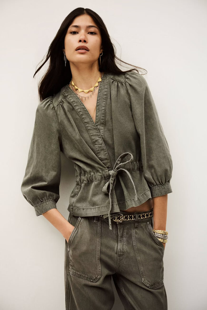 Olavina wrap top