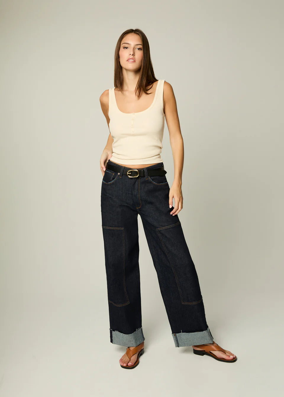 Francis slouchy wide straight