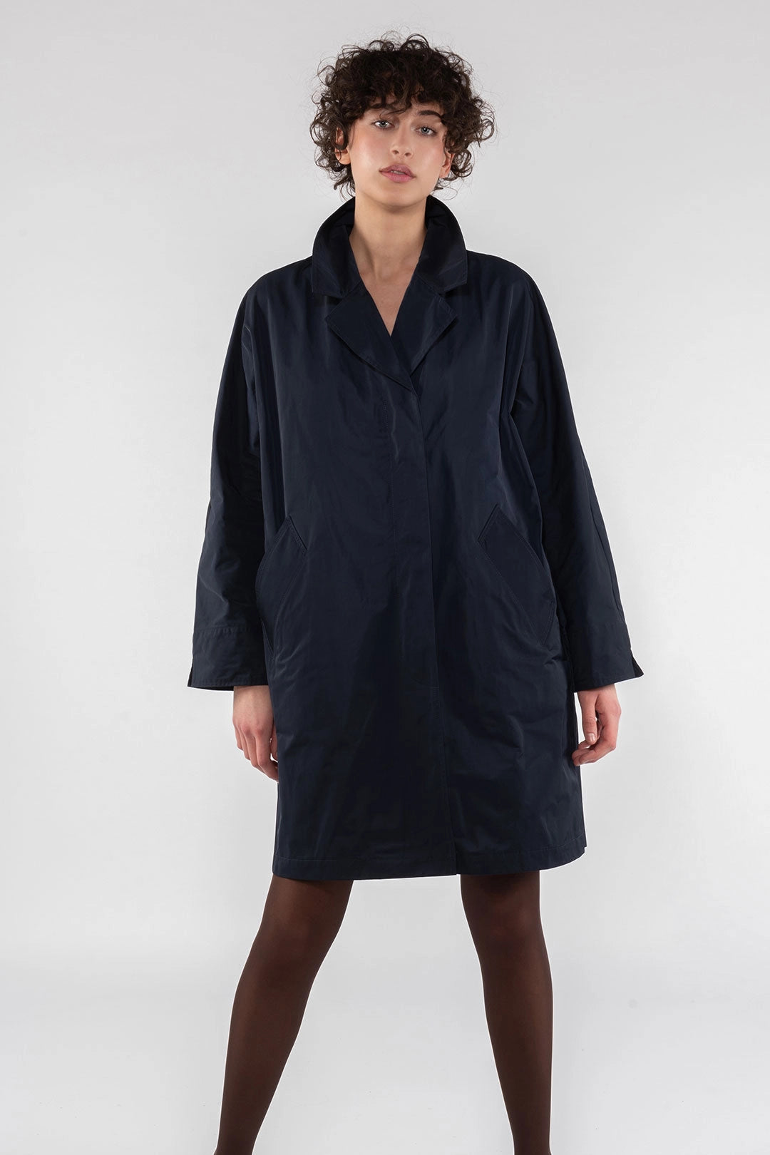 Nylon trench coat