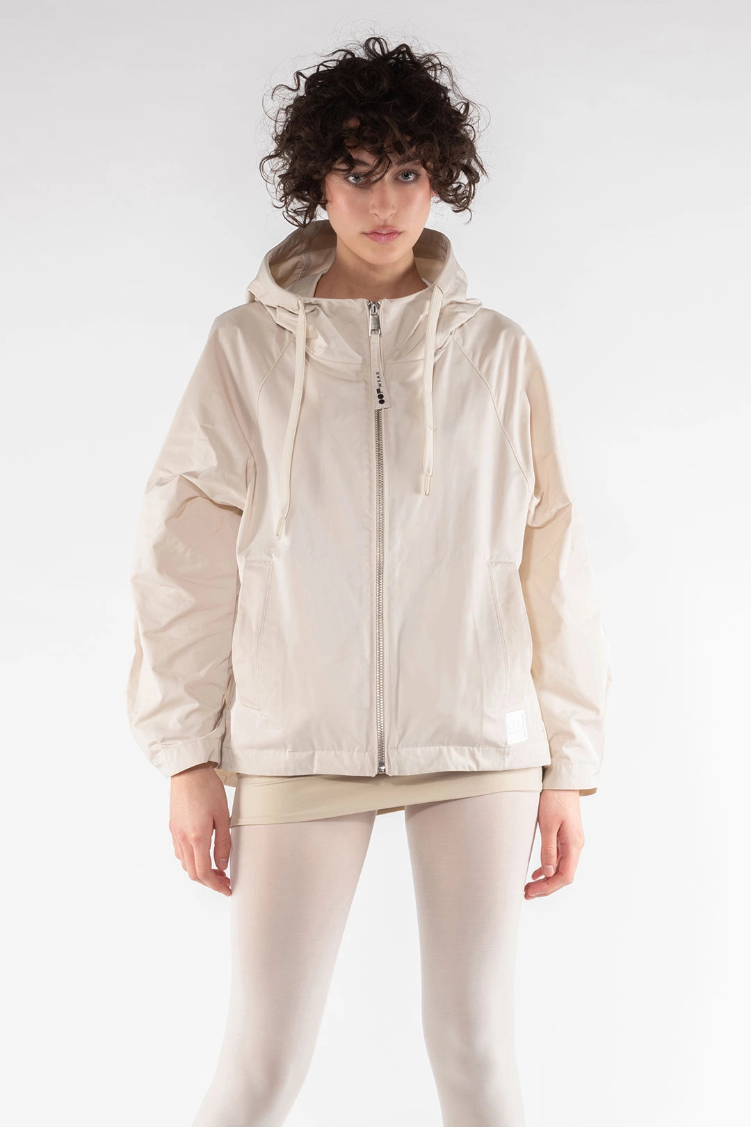 Short rain jacket