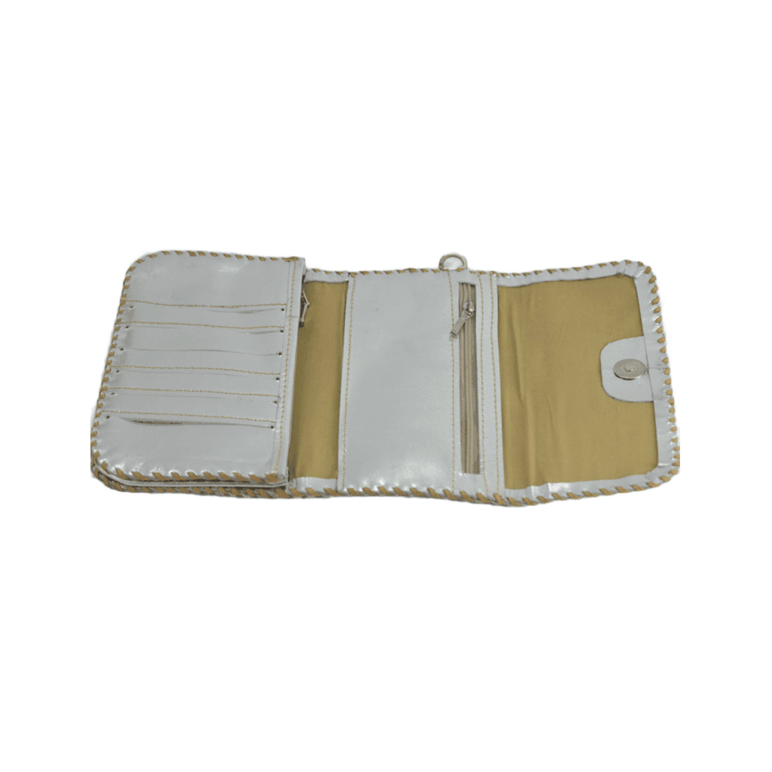 Nancy Wallet - Metallic Leather