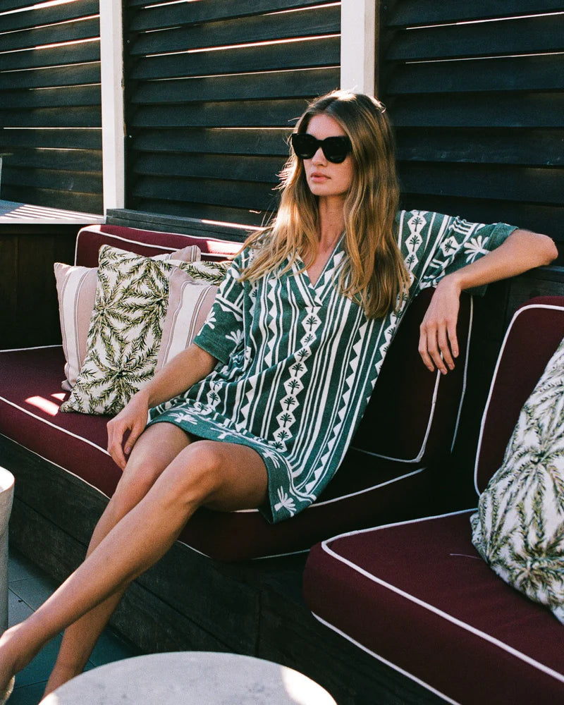 Omika Rumi Shirtdress in Kiera Palm