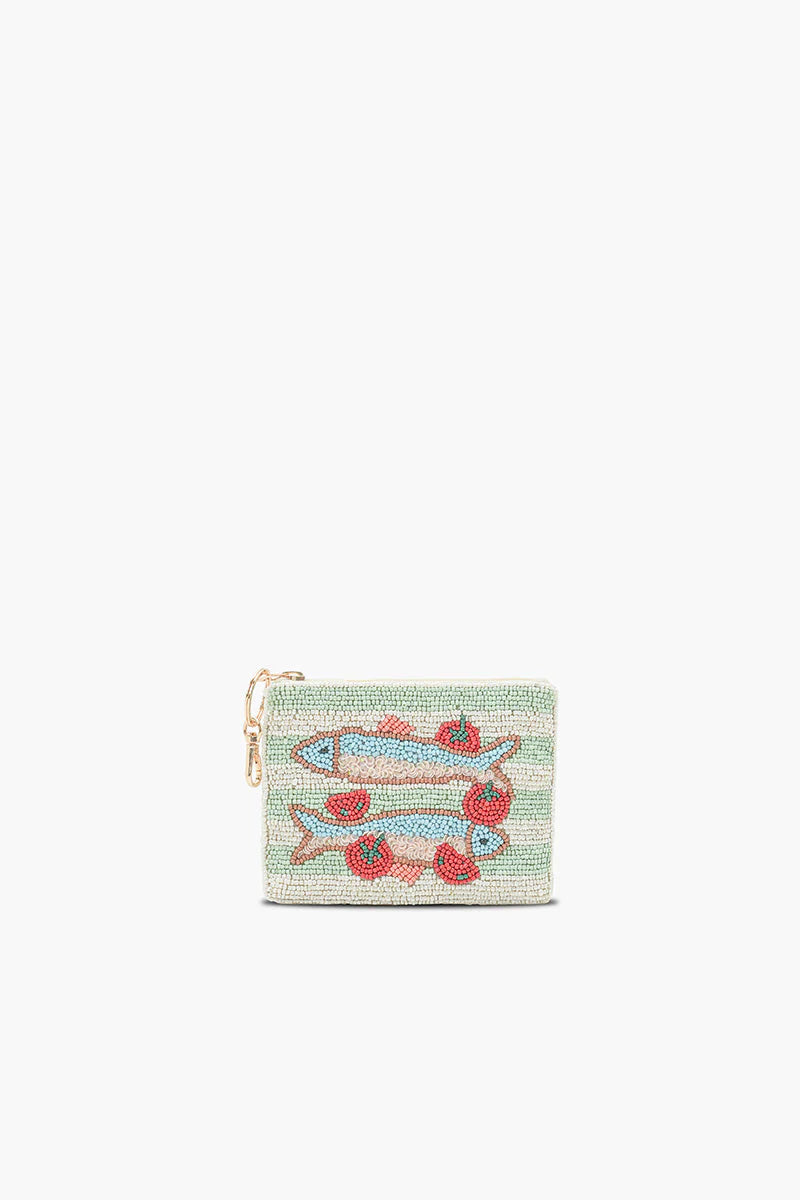 Seaside Stripes Sardine Pouch