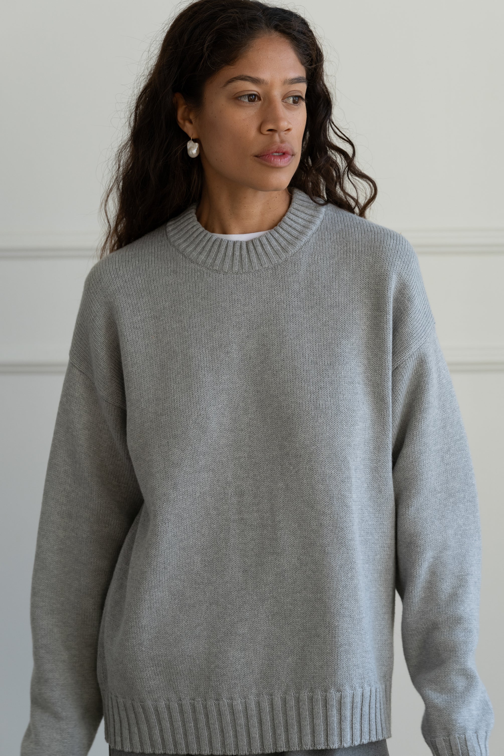 The Cotton Cashmere Crewneck