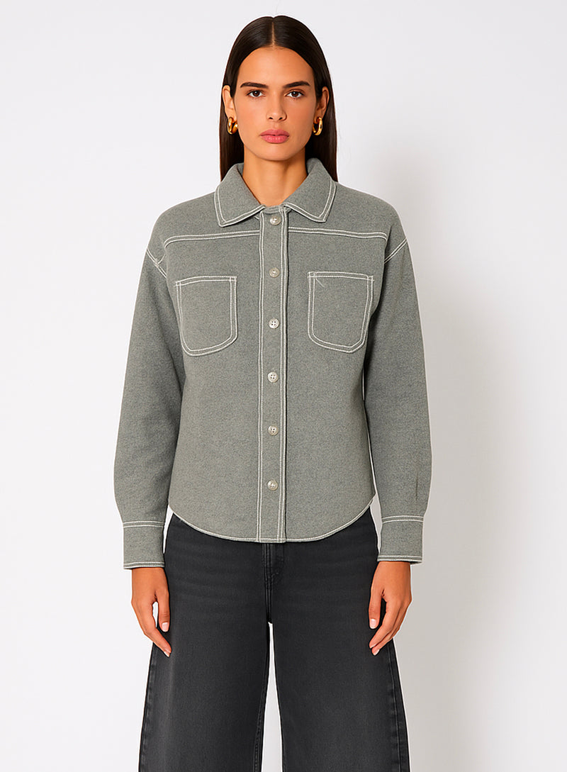 CARDIGAN AVEC SURPIQURES