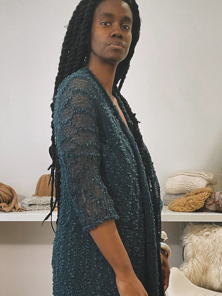 Noil summer cardigan