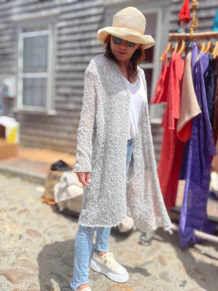 Noil summer cardigan