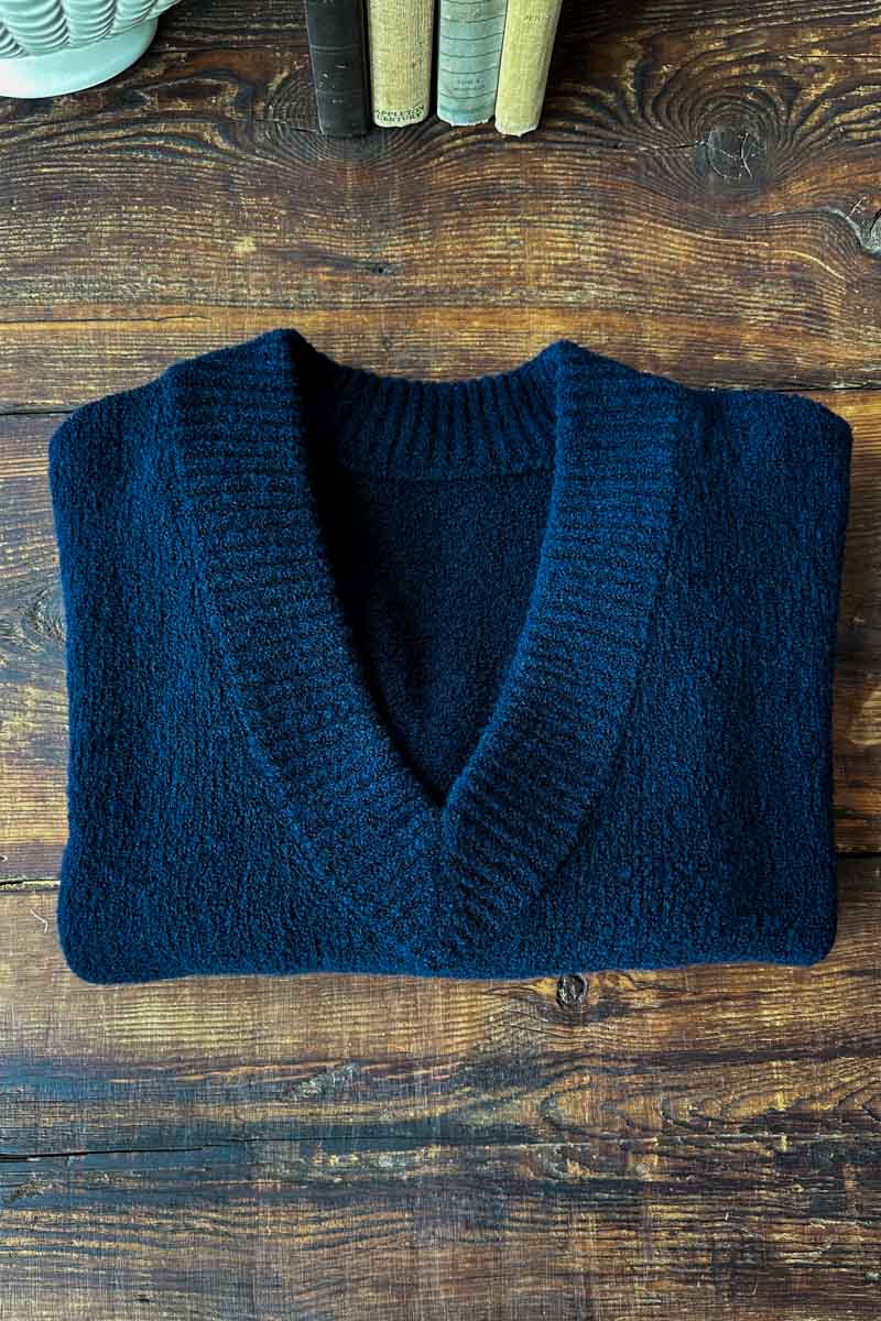 Boxy v neck sweater
