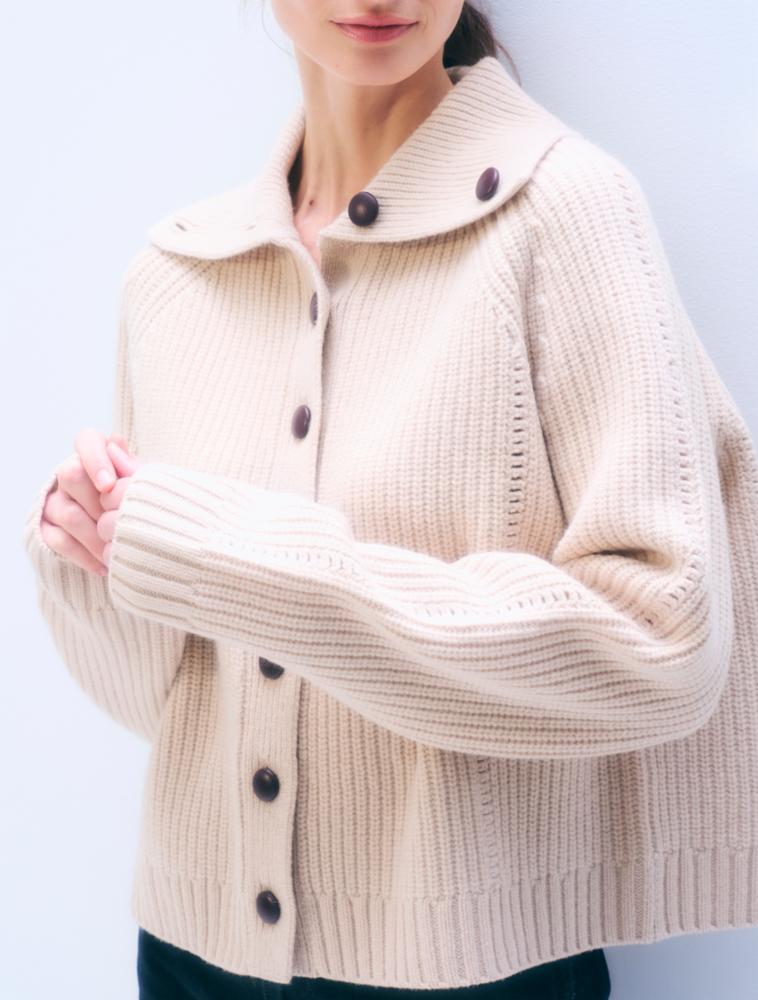 MERINO WOOL CARDIGAN