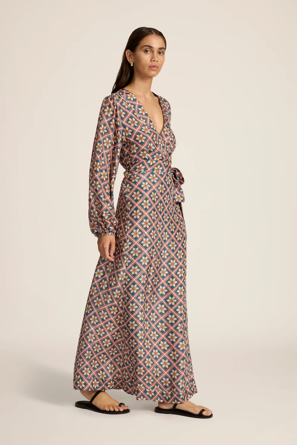 chinese dress ladies Hannah Artwear Oceanus Dress in Trace – Edito boutique main image 1