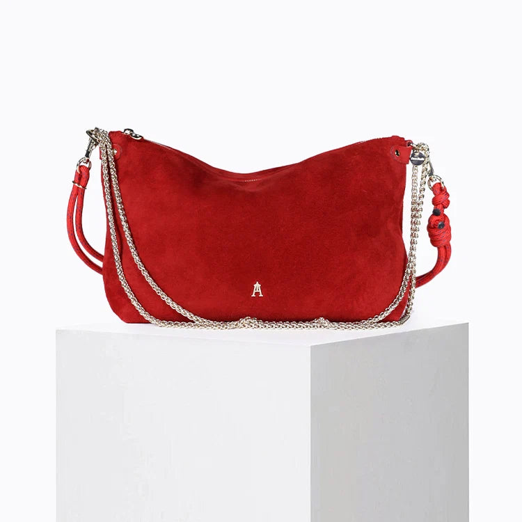 Mallow suede rouge