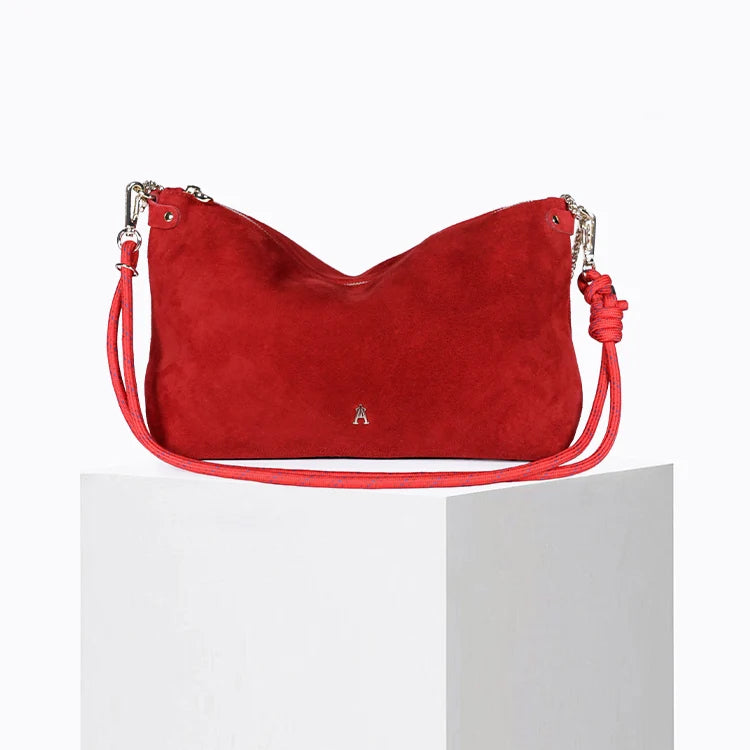 Mallow suede rouge