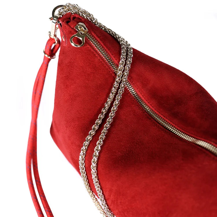 Mallow suede rouge