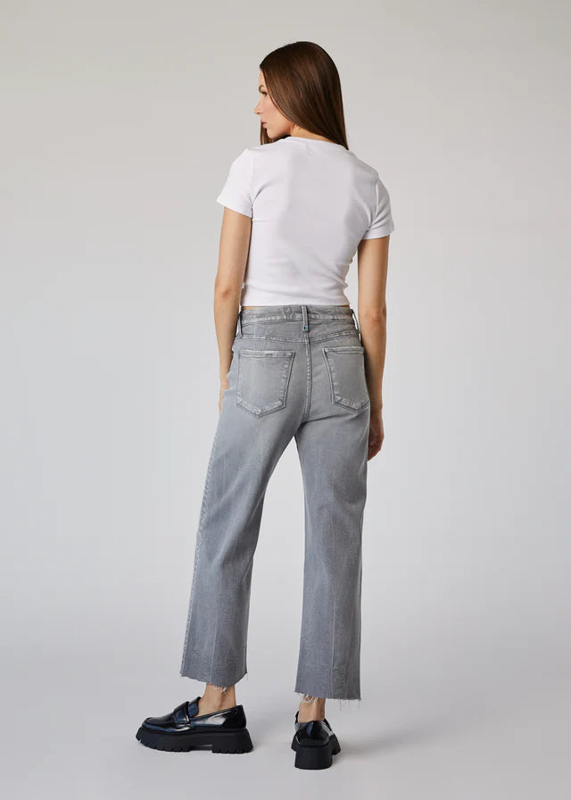 Vincent wide leg w/raw hem