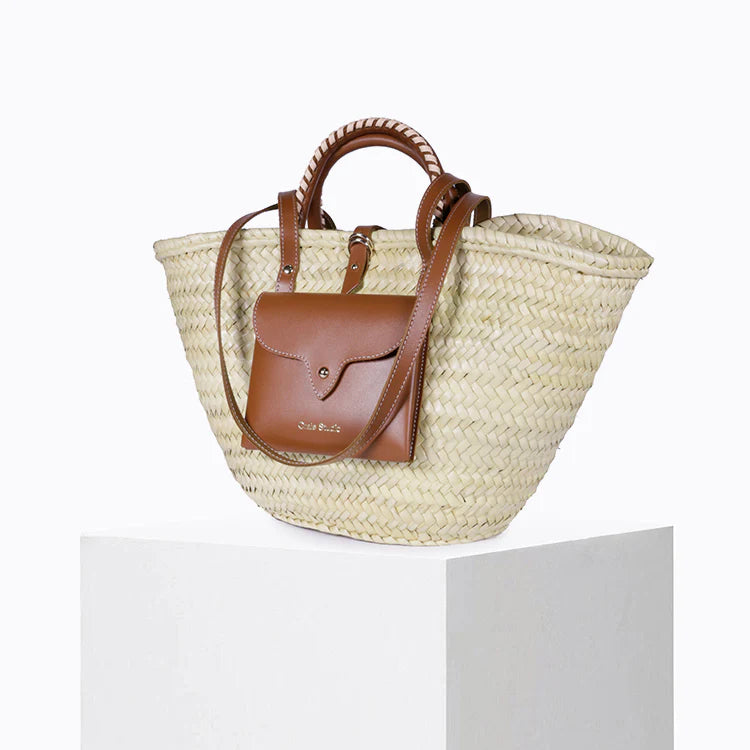 Panier Monday tan/peach