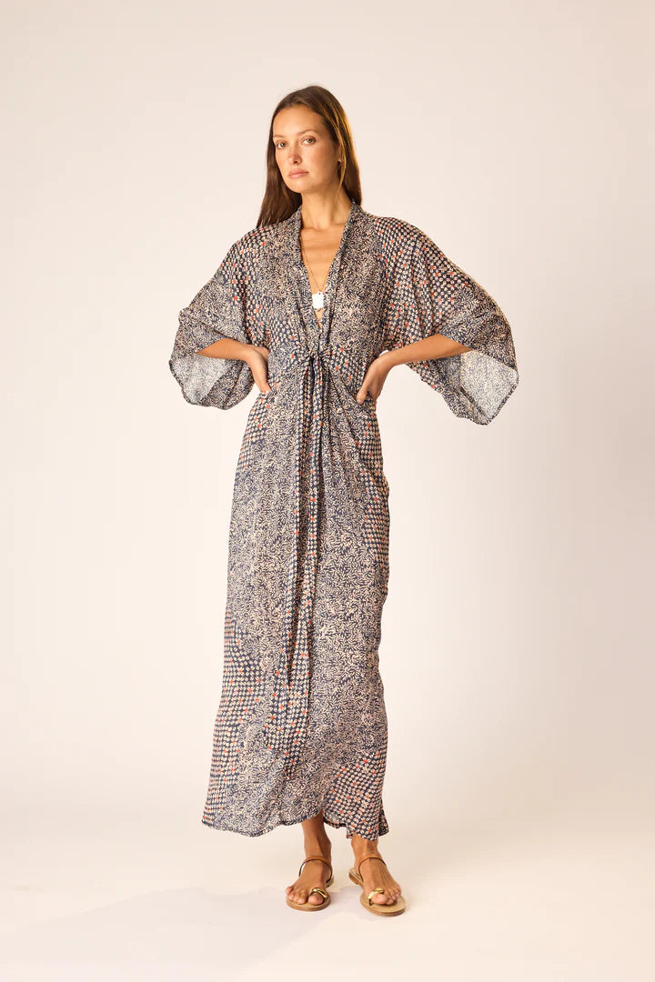 Natalie Martin Sarah Dress in Delphi Ink