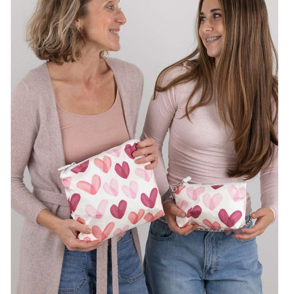 Language of Love Pink set of 2 bags