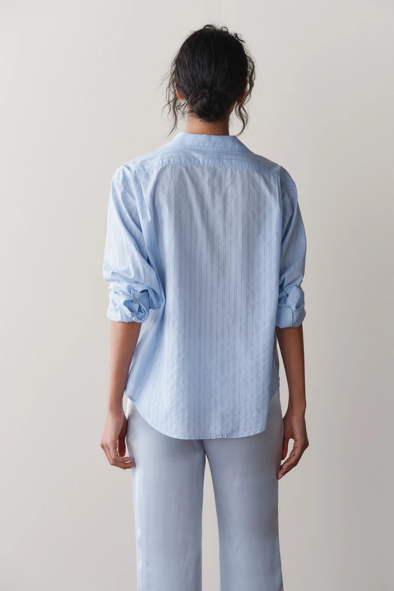 The Eyelet Pop Shirt in cloud