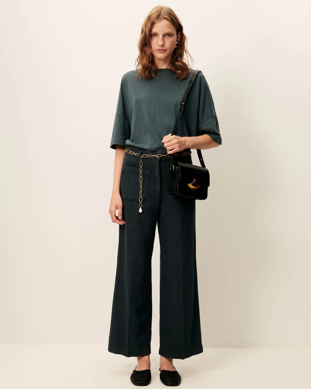 Hendrick pant in Smoke Green