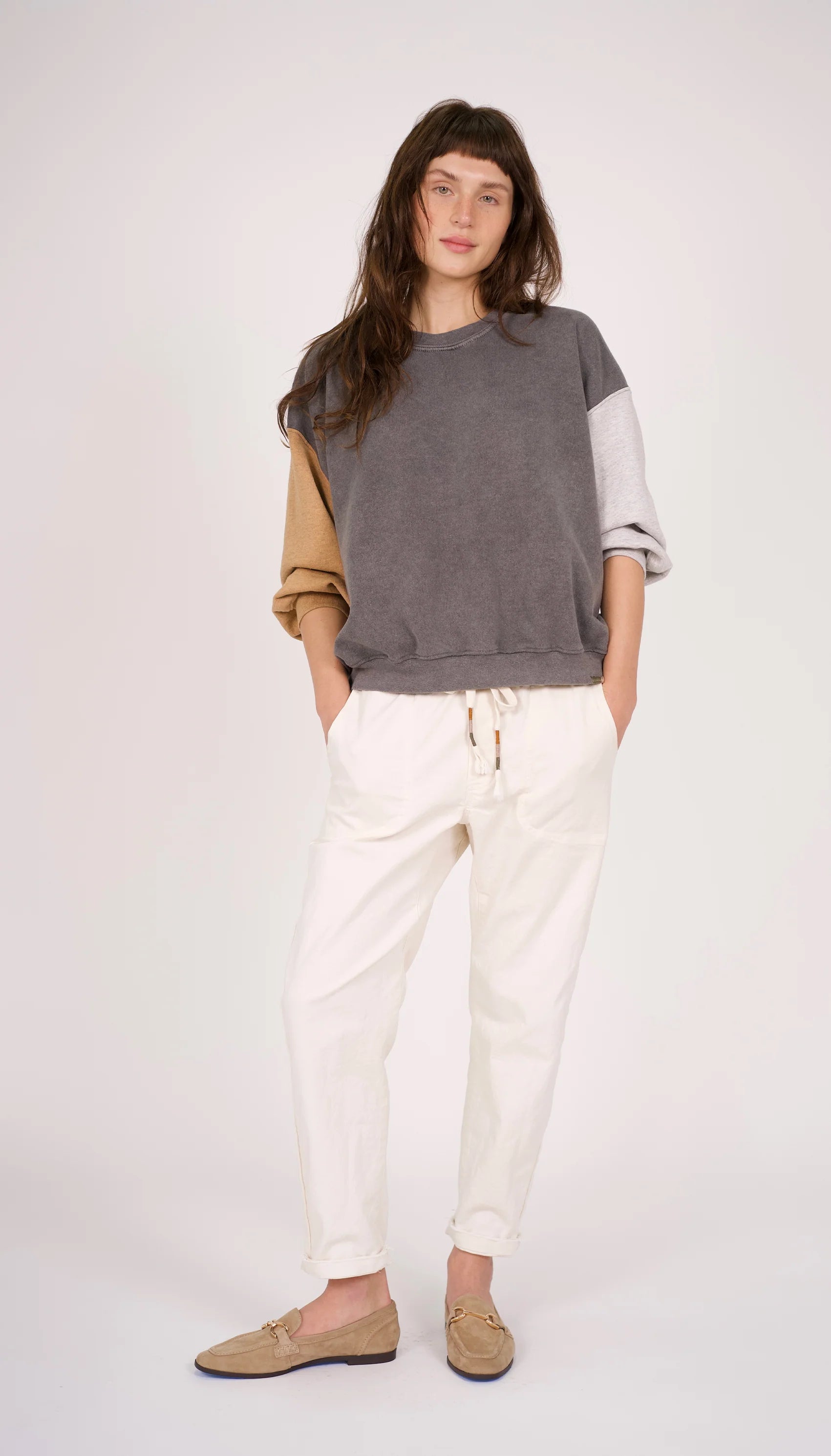 Boyfriend drawstring pant