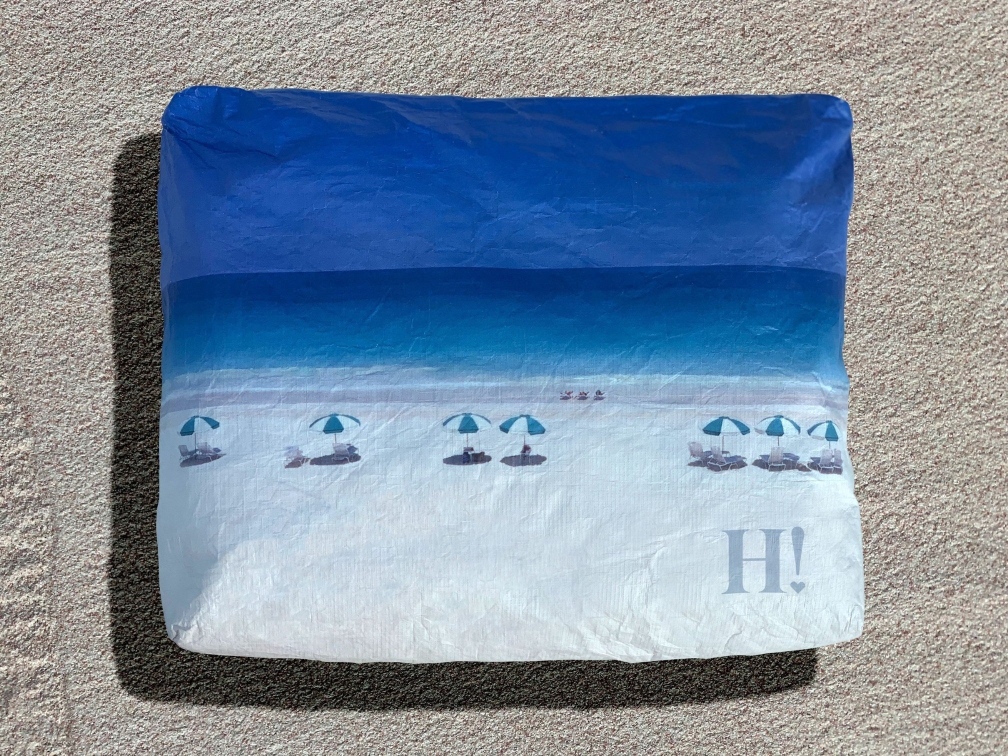Harbour Island Beach medium pouch