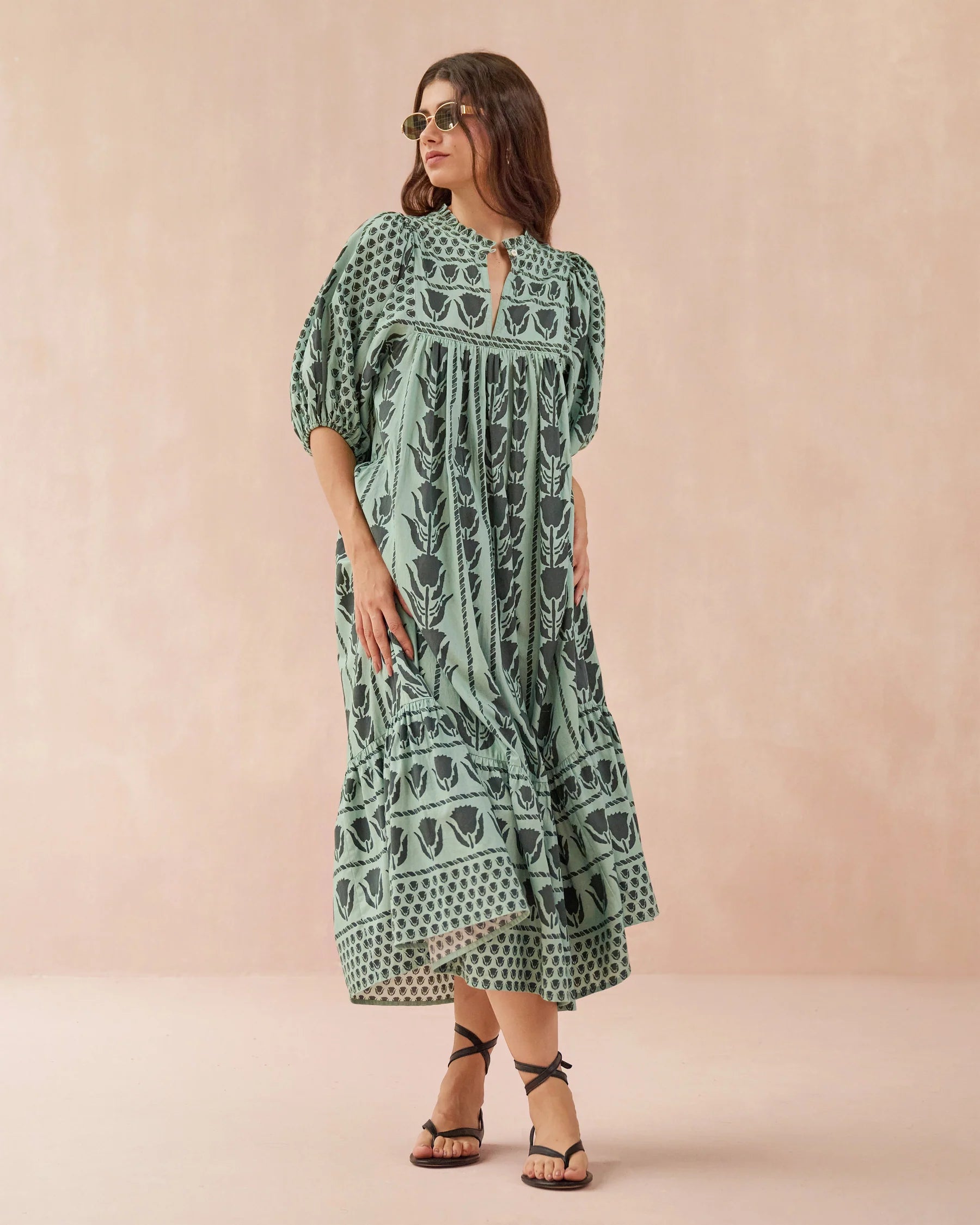 wren midi dress Wren Midi In Reya Willow