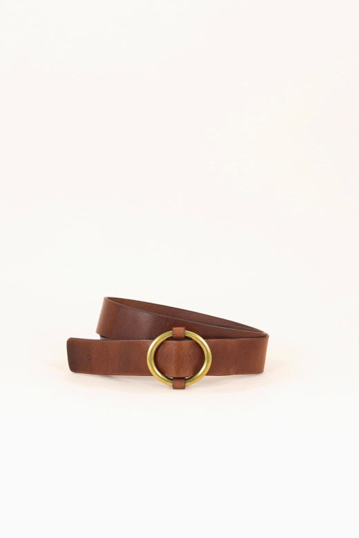 Tisao round buckle belt