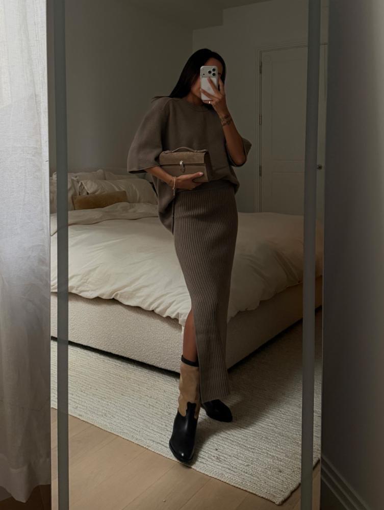 CASHMERE OVERSIZED TEE
