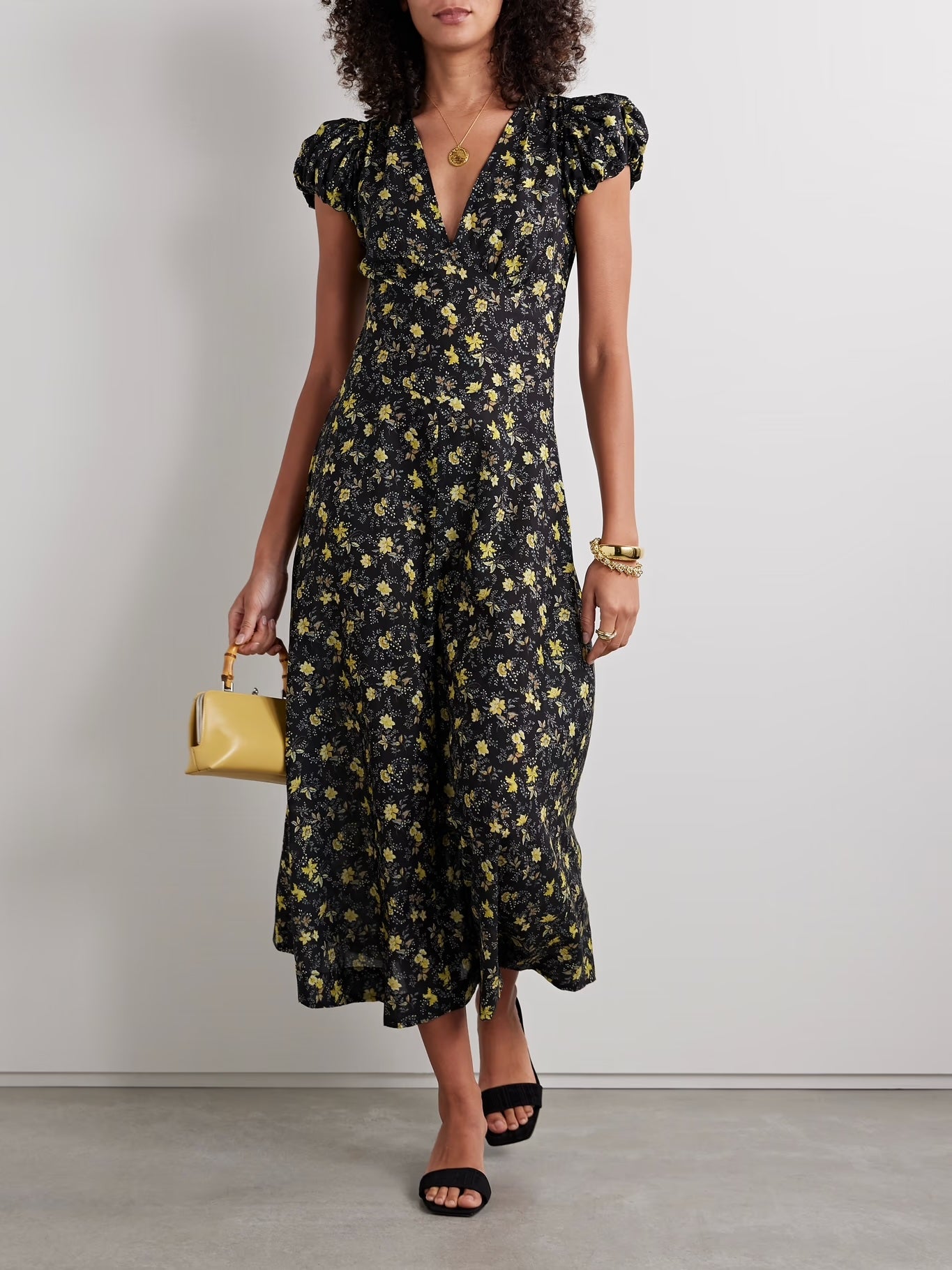 Blush Rosette Occasion Dress – Deolinda Chic SS26 In Stock Now