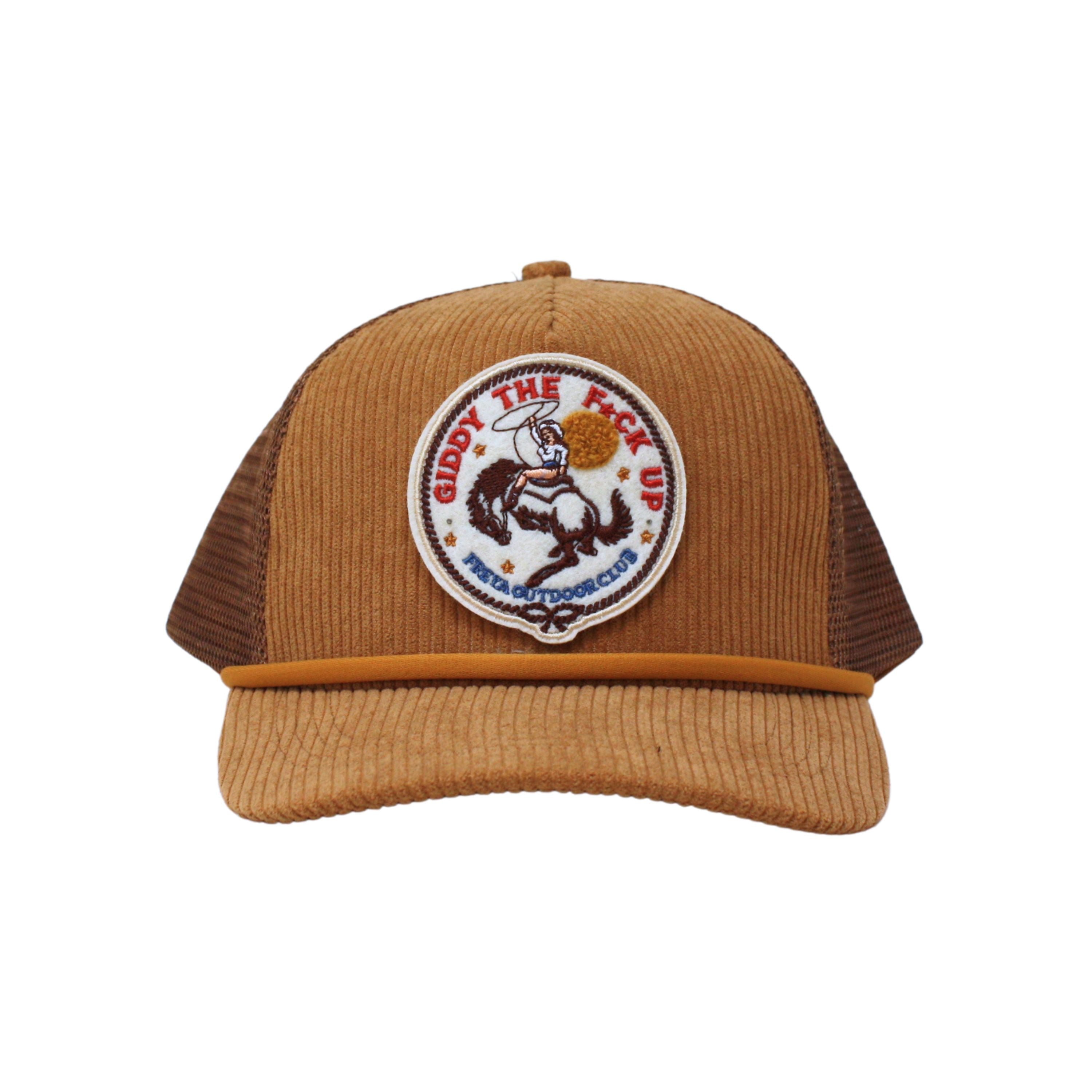 Giddy the F*ck Up Corduroy Trucker Hat