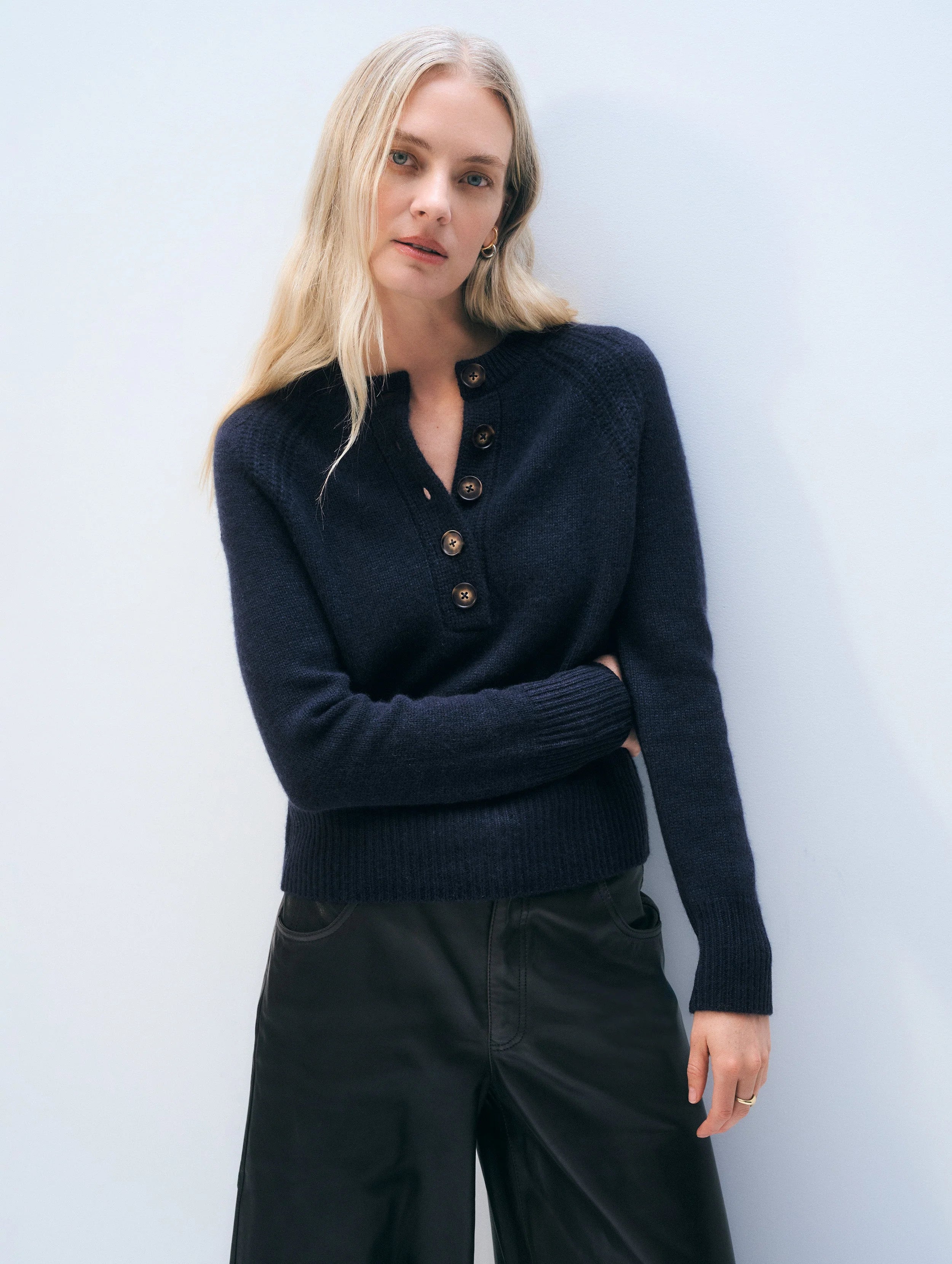 Cashmere Luxe Henley