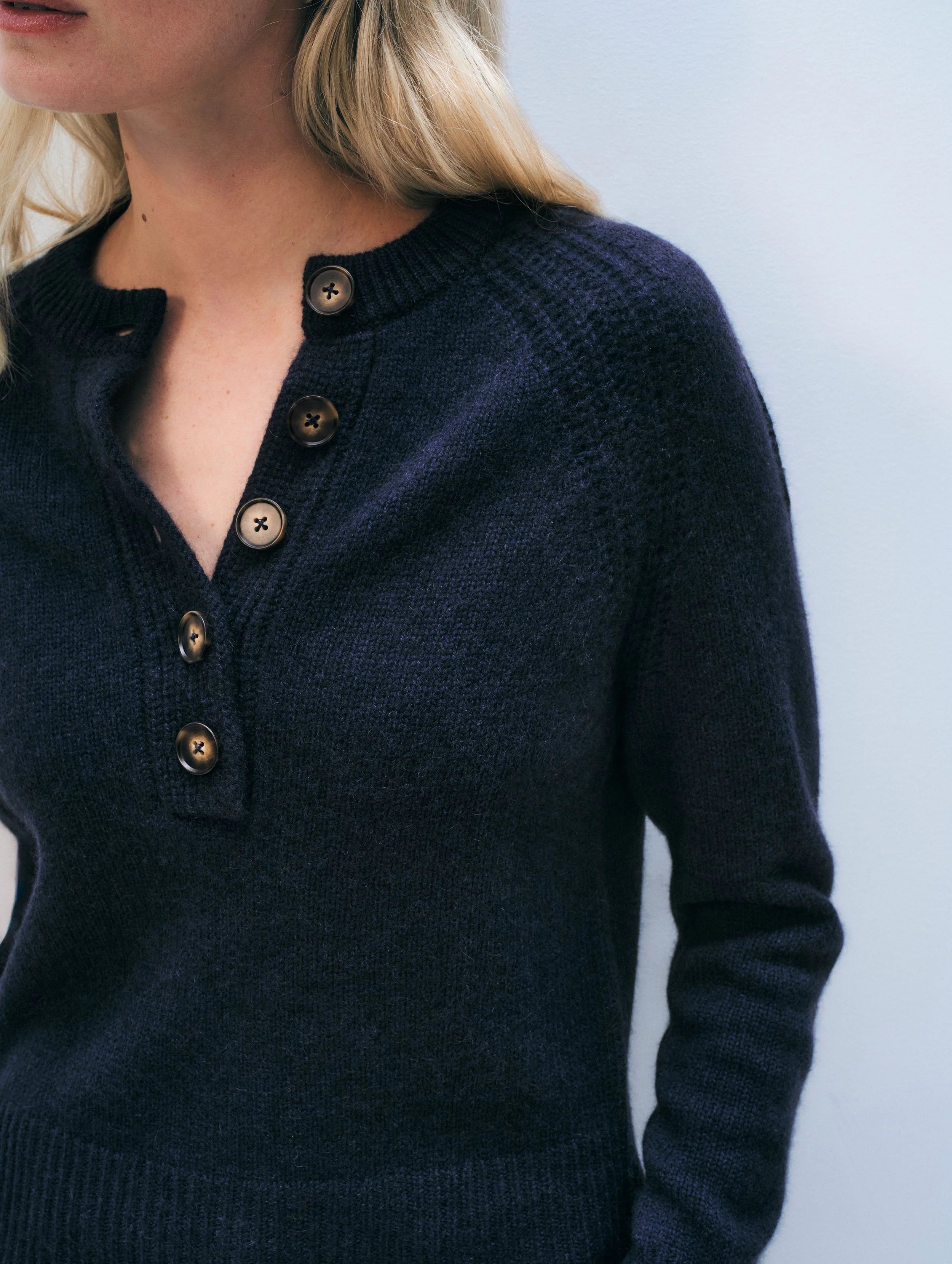 Cashmere Luxe Henley