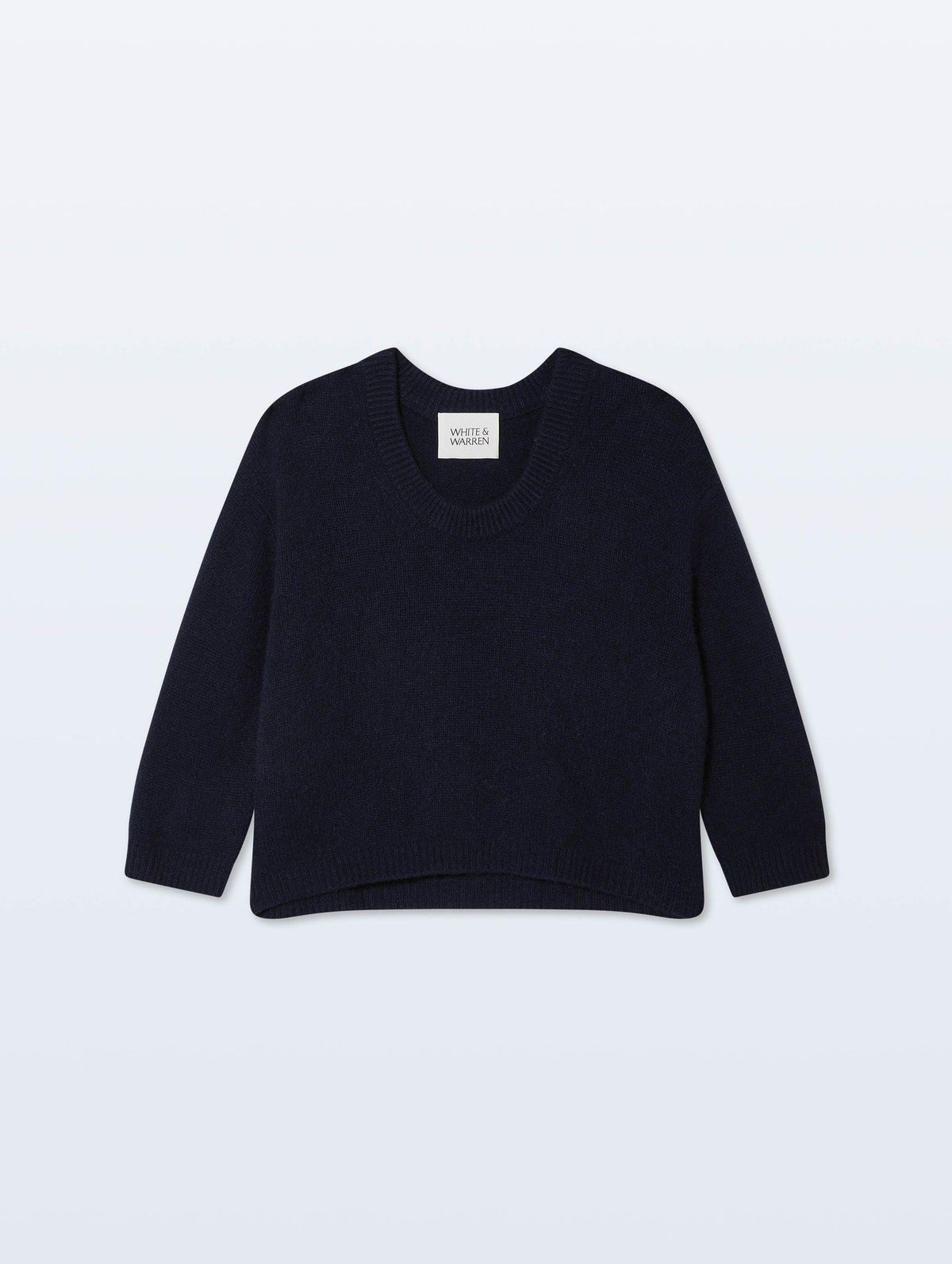 Featherweight Cashmere Scoop Tee