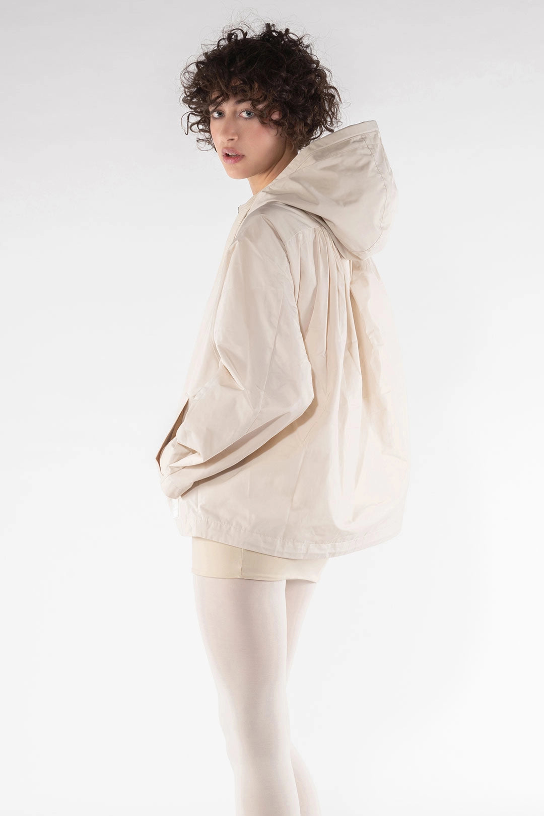 Short rain jacket