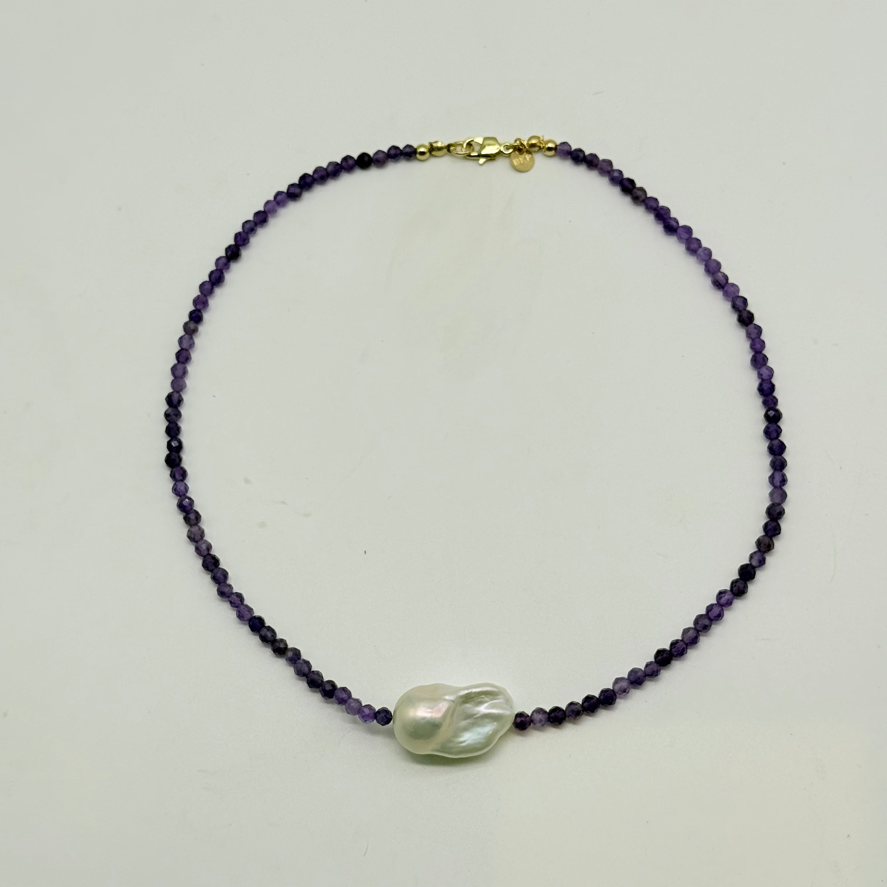 Baroque Pearl on amythest