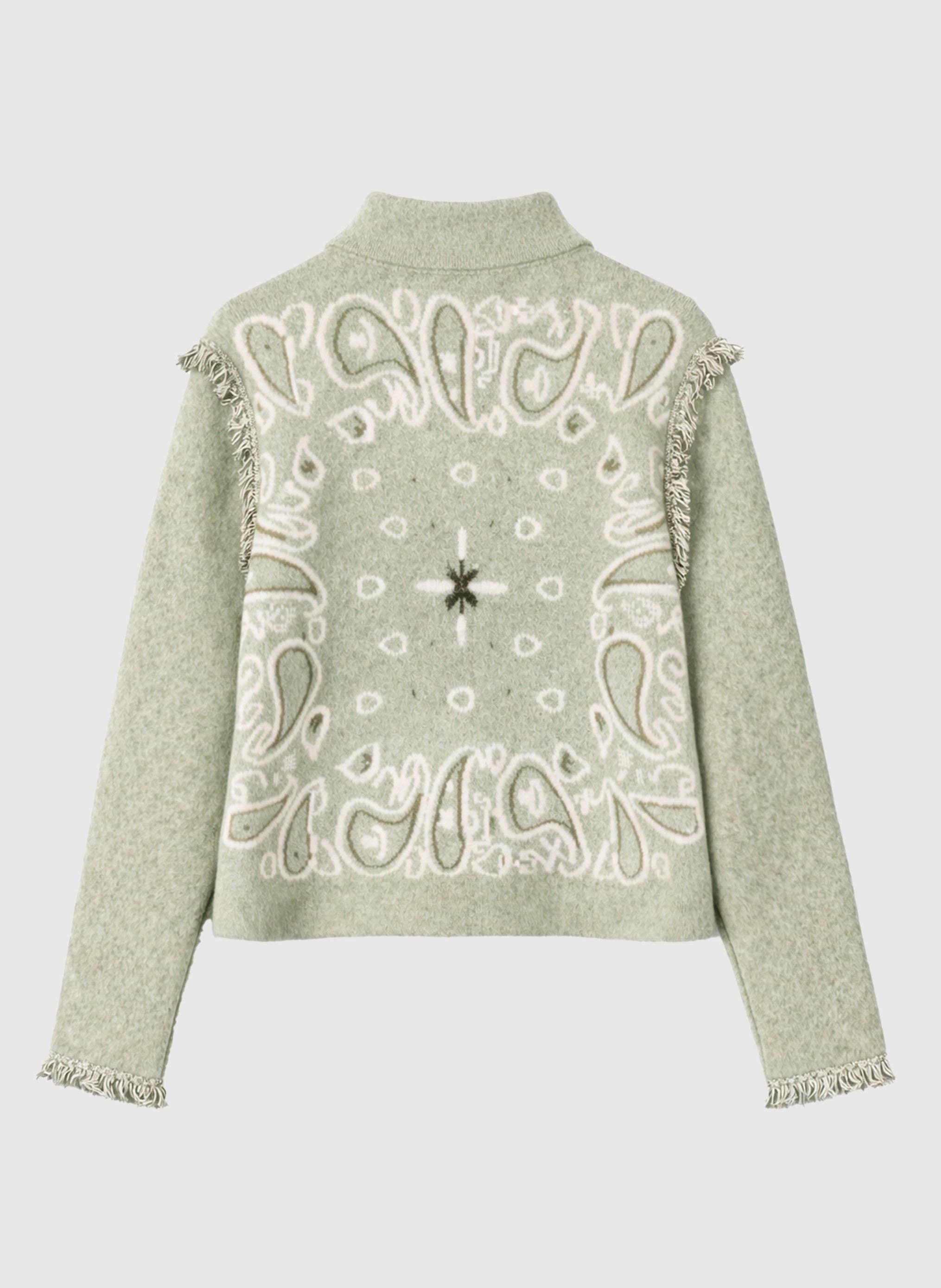 Bandana Cardigan Lime