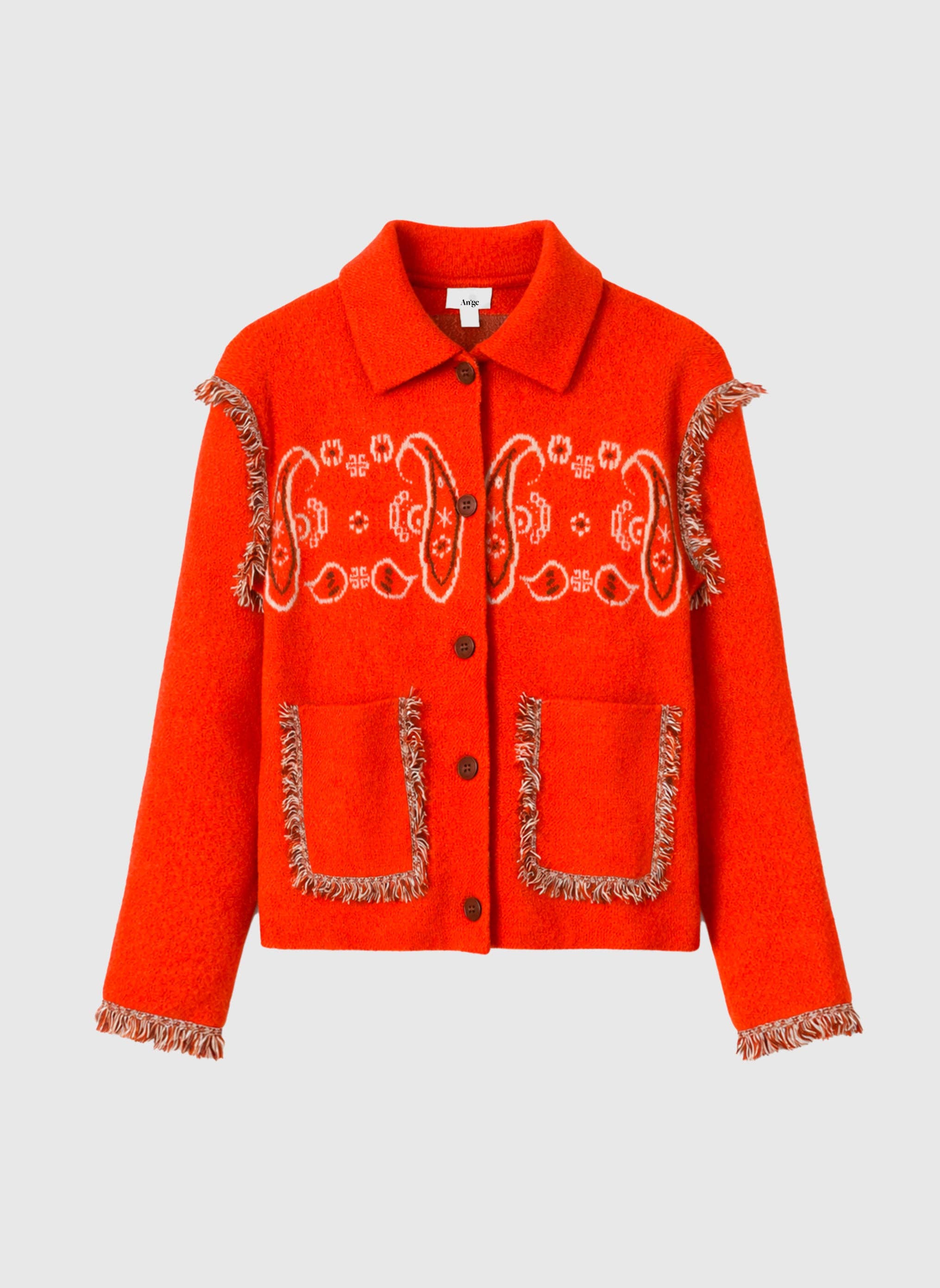 Bandana cardigan chili