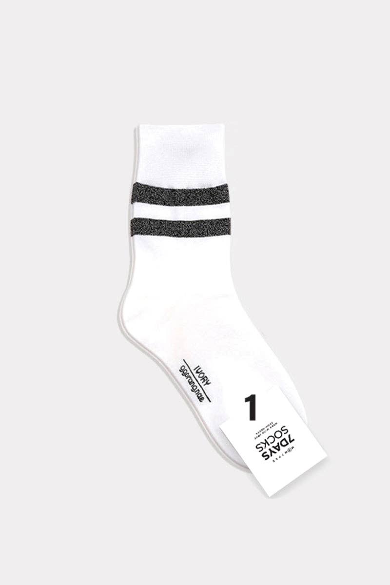 Women's Crew Glitter Socks