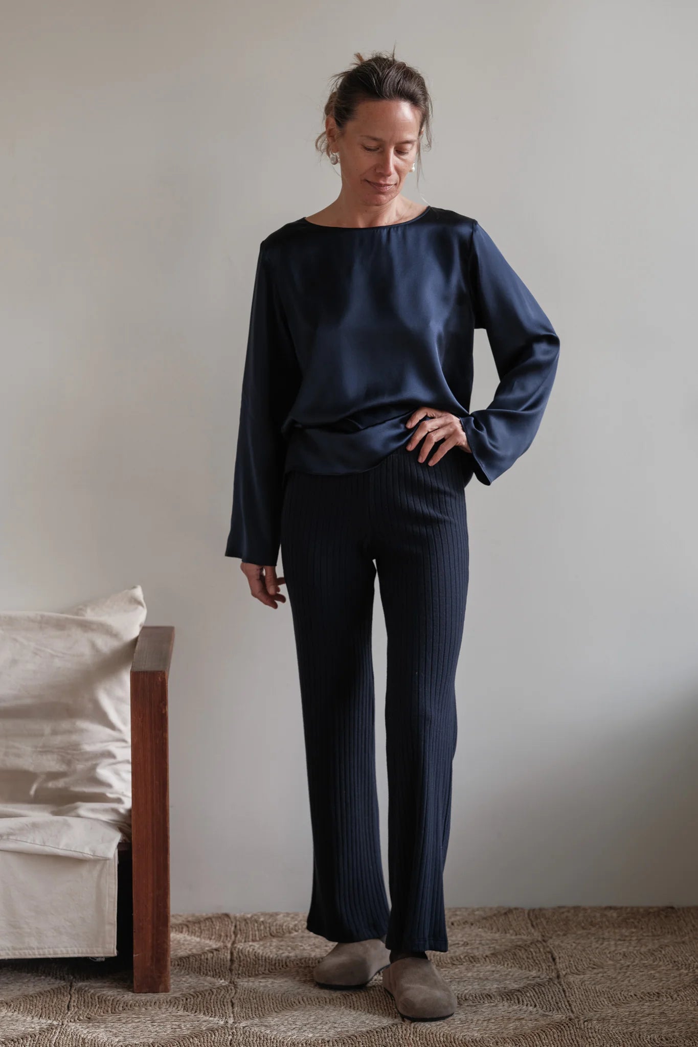 The Sweater Rib Kick Flare