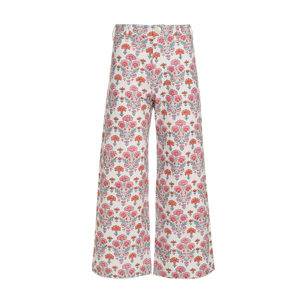 Disco pant in geranium print