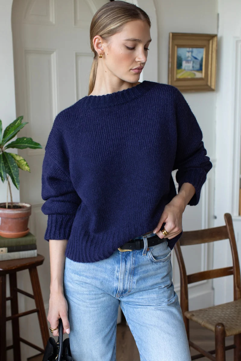 Cozy sweater - navy