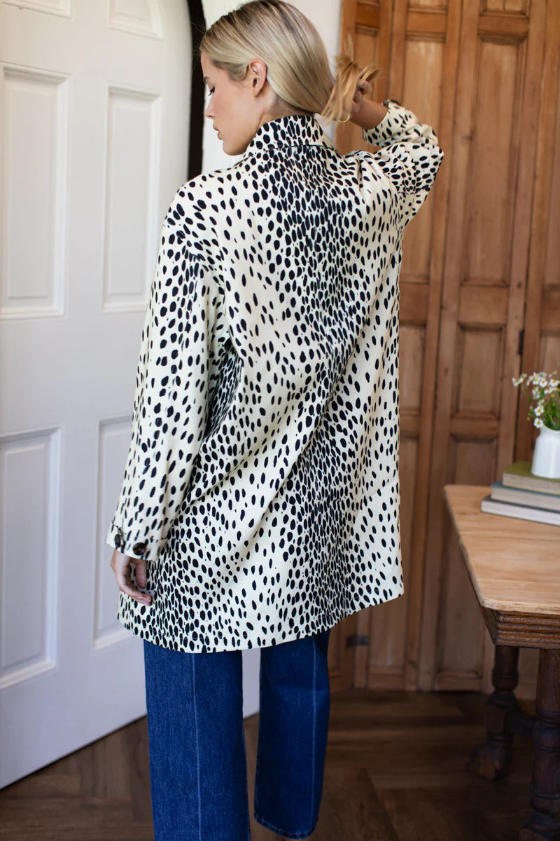 Atelier short coat - leopard
