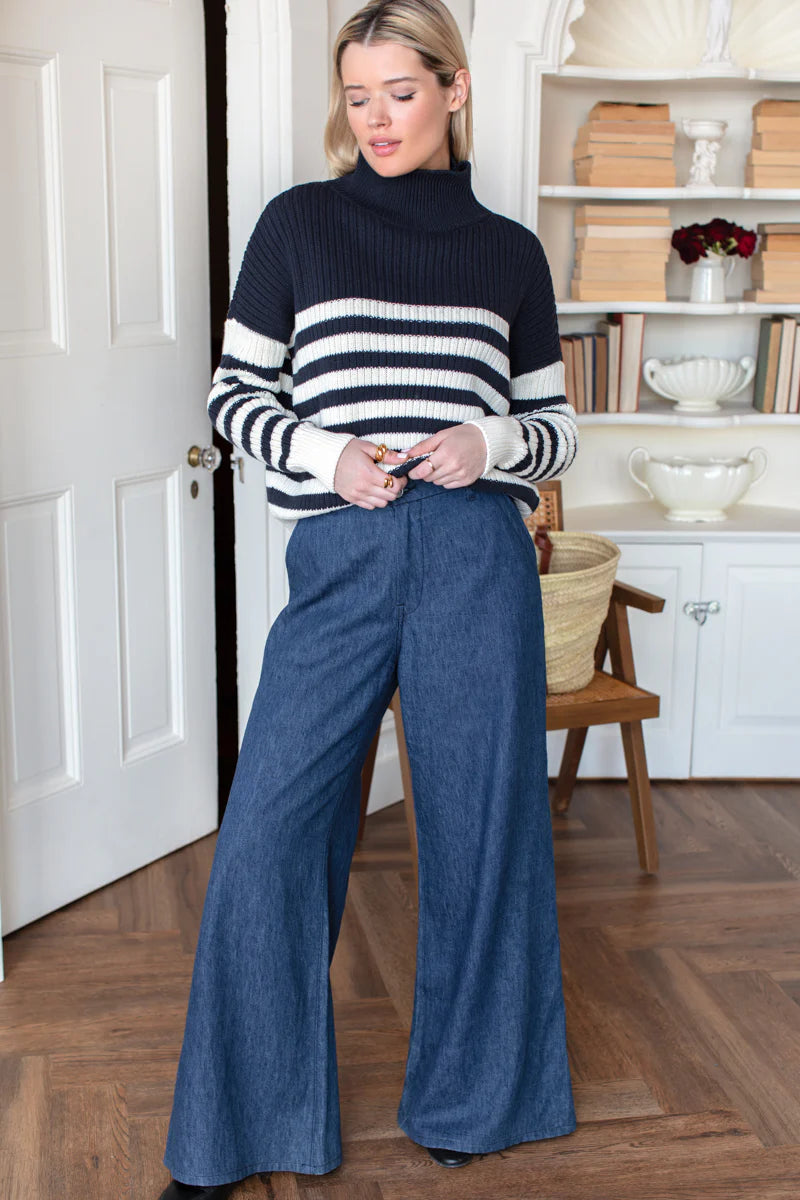 Tulip trouser - indigo