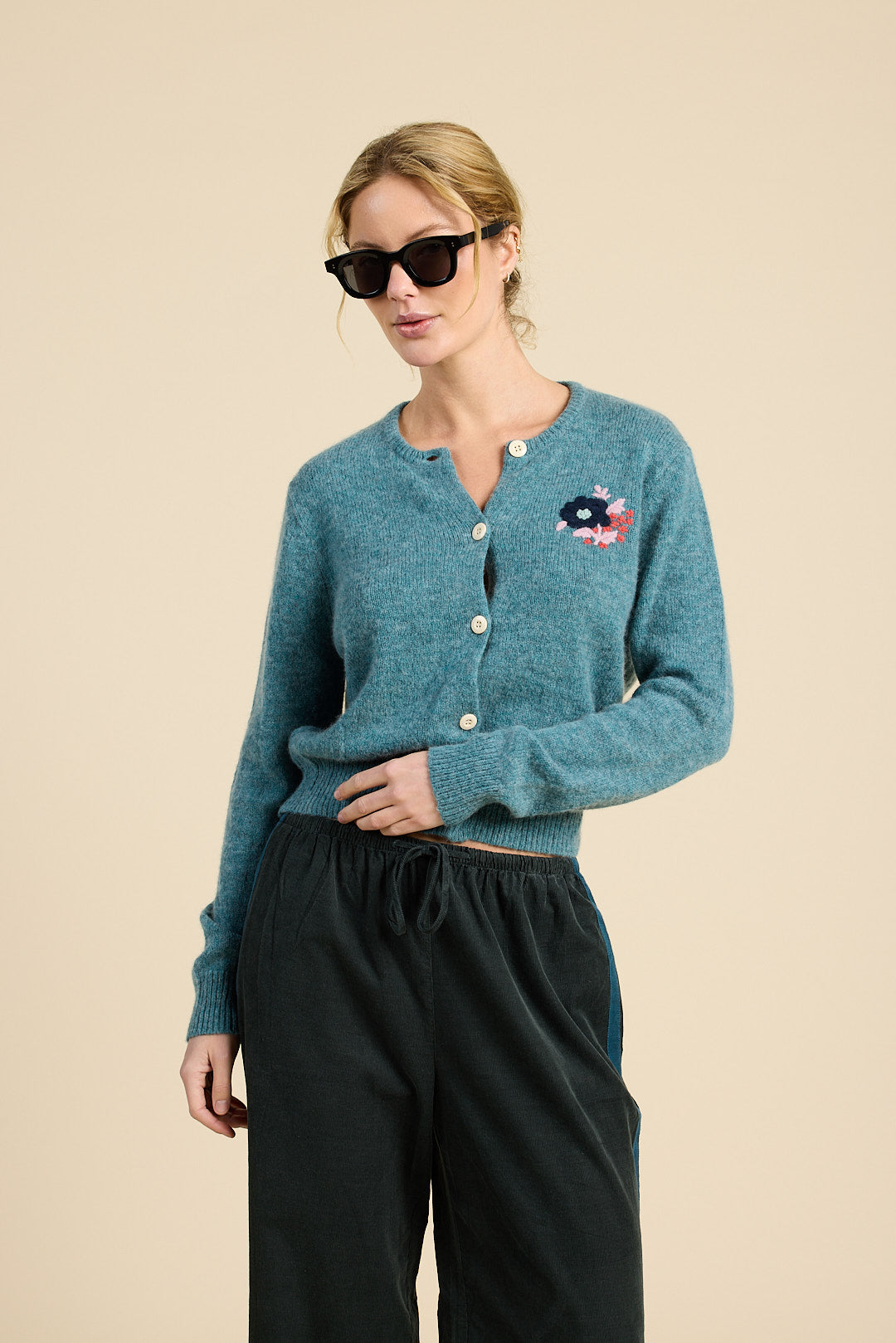 Teagan Cardigan Teal