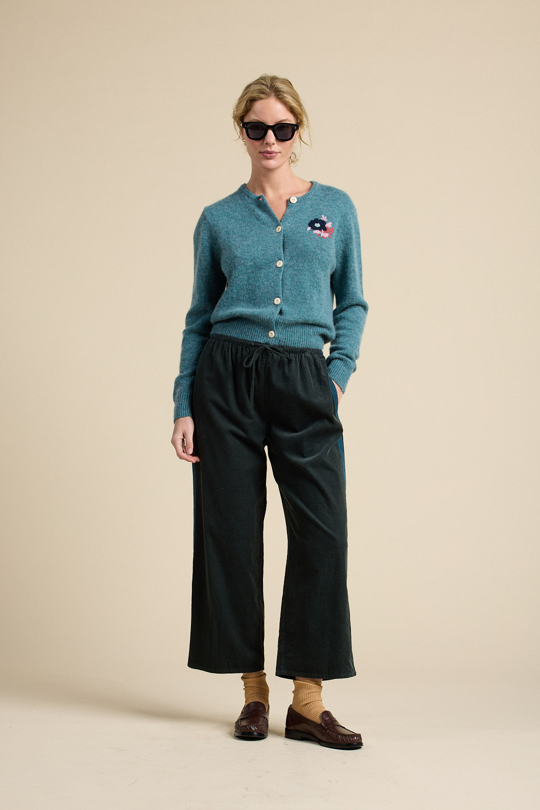 Teagan Cardigan Teal