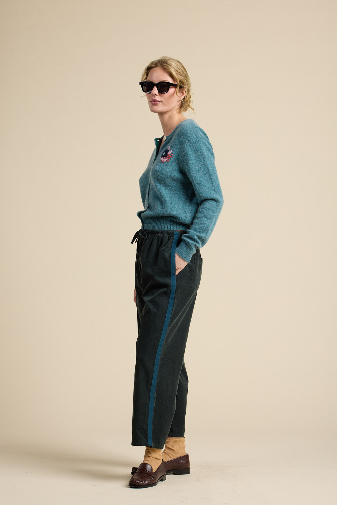 Joey Pant Deep Teal Cord