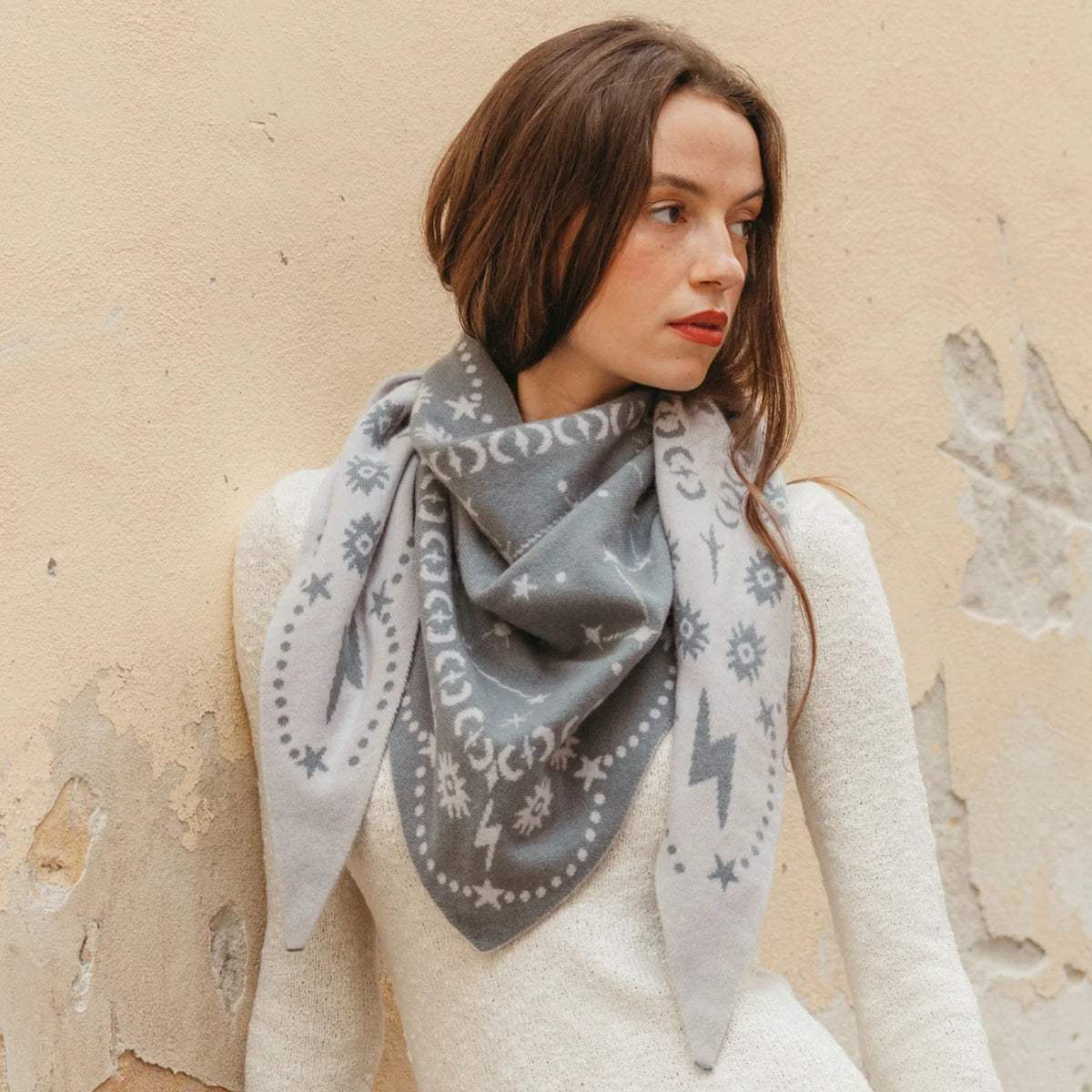 Nebula Triangle Scarf